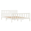 Sengeramme hvit heltre 120x200 cm