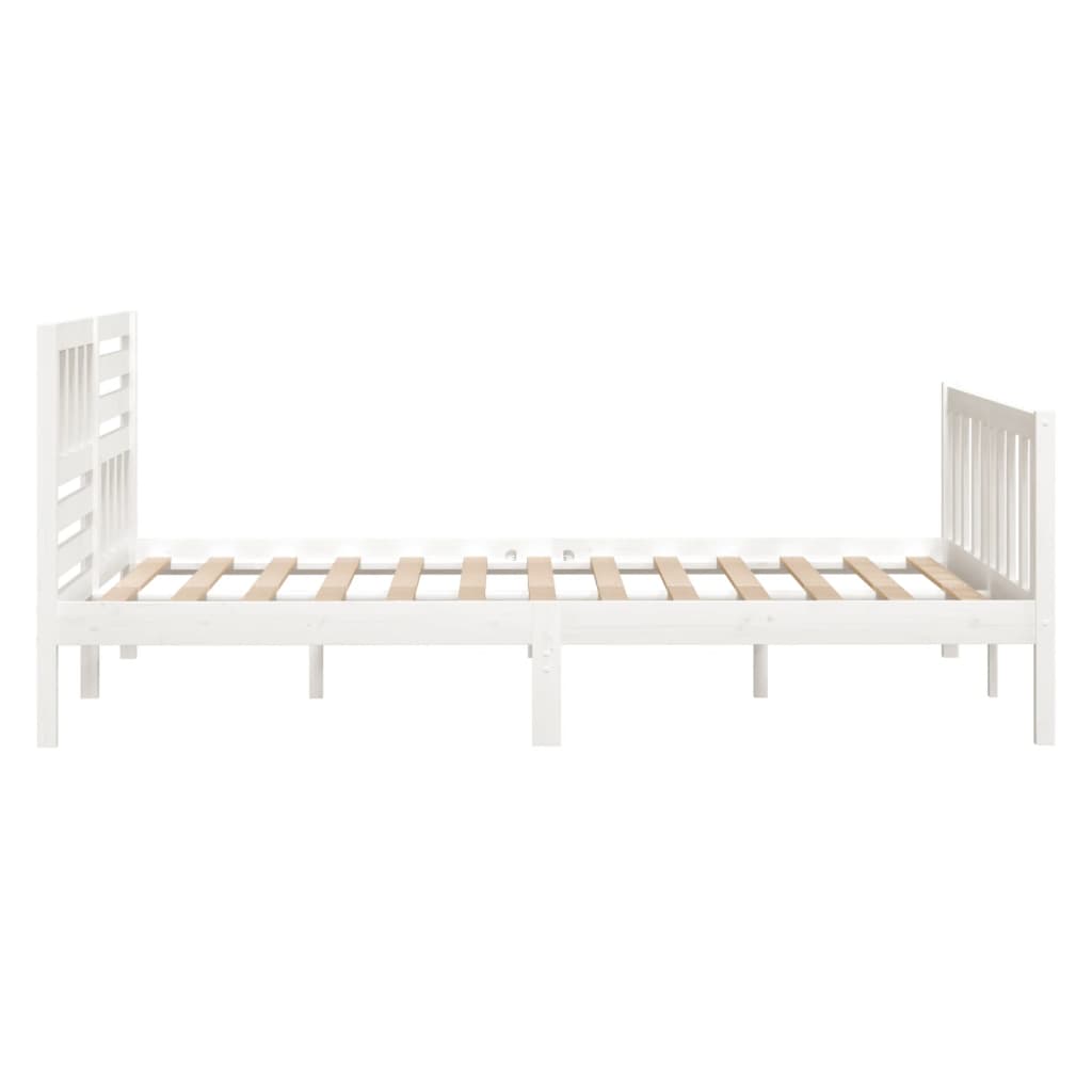 Sengeramme hvit heltre 120x200 cm