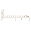 Sengeramme hvit heltre furu 140x190 cm