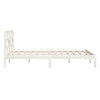 Sengeramme hvit 180x200 cm Super King heltre