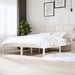 Sengeramme hvit 180x200 cm Super King heltre