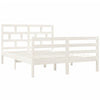 Sengeramme hvit 135x190 cm Double heltre