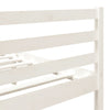 Sengeramme hvit 135x190 cm Double heltre