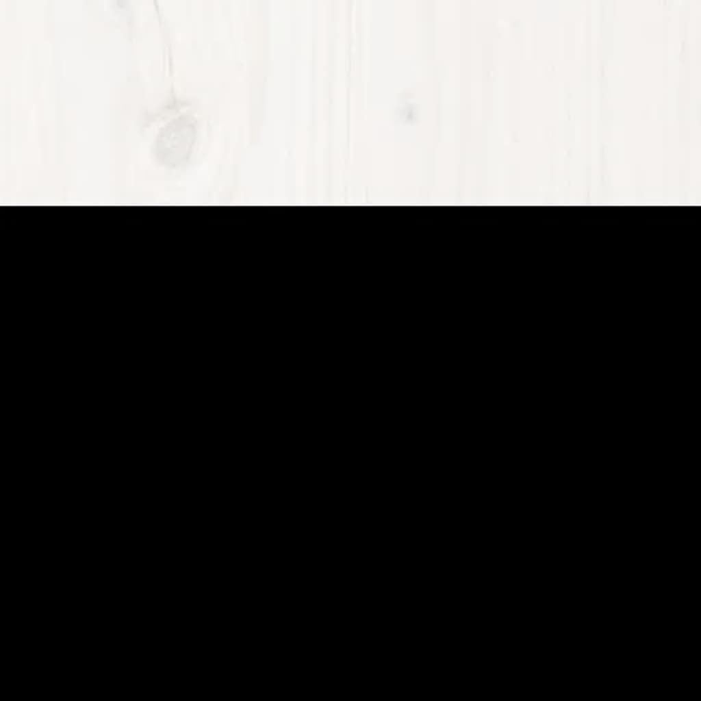 Sengeramme hvit heltre furu 160x200 cm