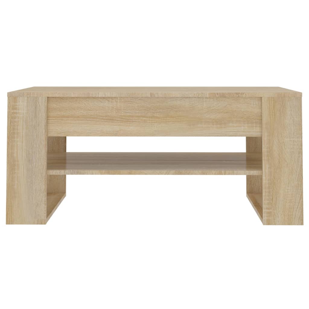 Salongbord sonoma eik 102x55x45 cm konstruert tre