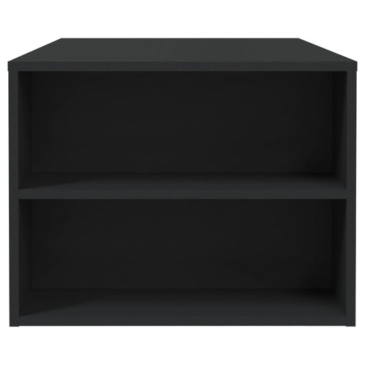 Salongbord svart 102x55x42 cm konstruert tre