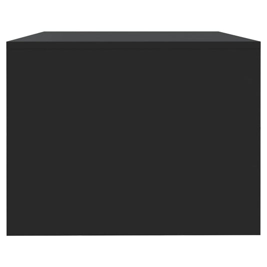 Salongbord svart 102x55x42 cm konstruert tre