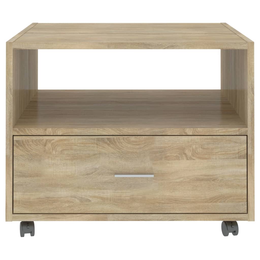 Salongbord sonoma eik 55x55x40 cm konstruert tre