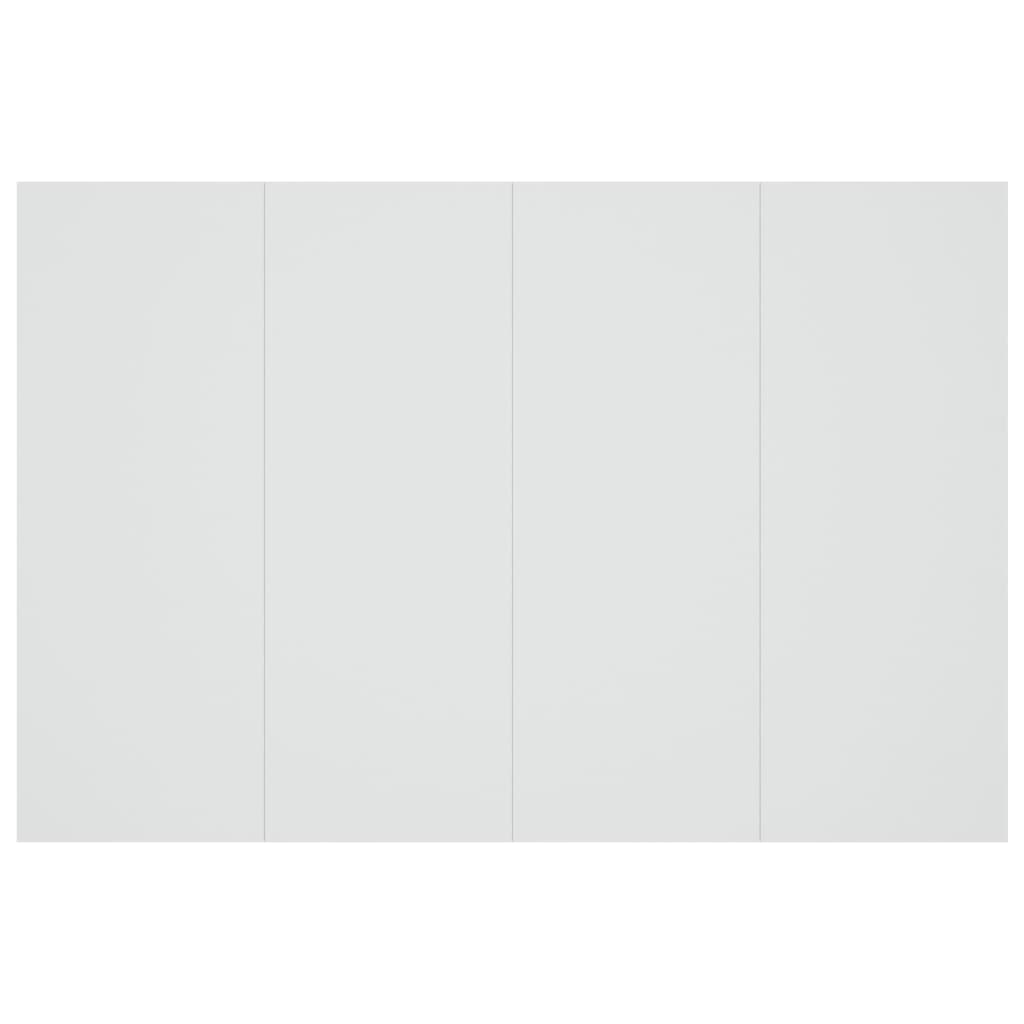 Sengegavl hvit 120x1,5x80 cm konstruert tre