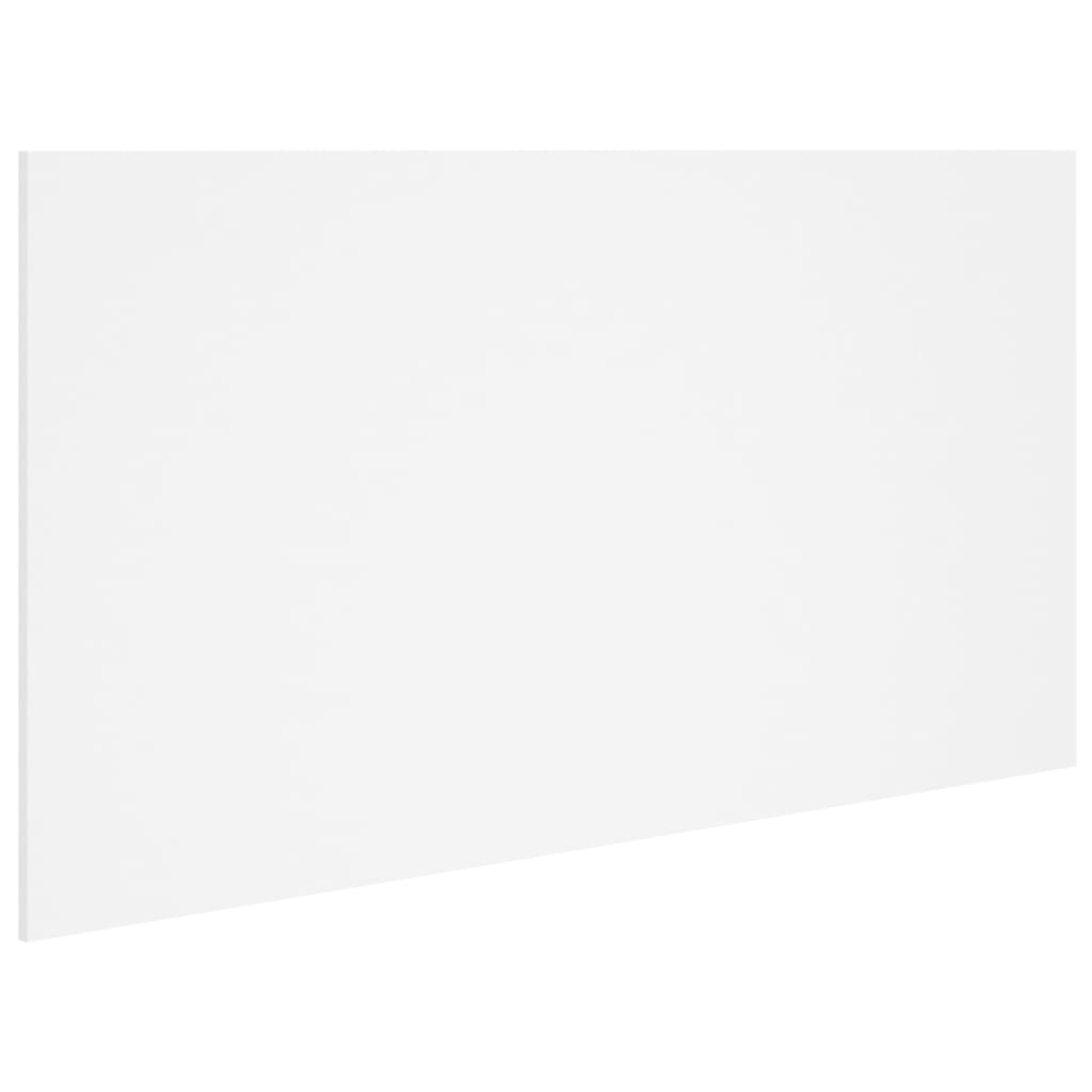 Sengegavl hvit 160x1,5x80 cm konstruert tre