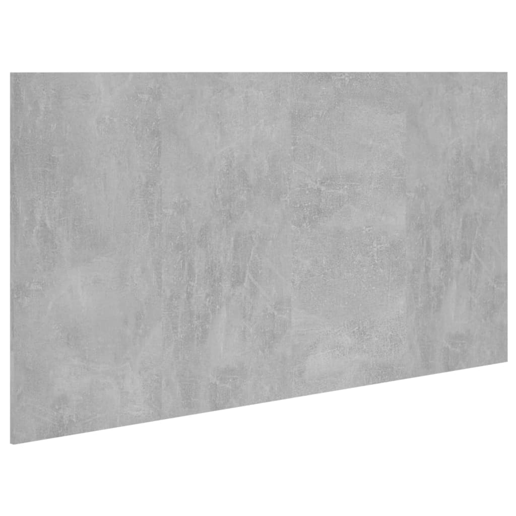 Sengegavl betonggrå 160x1,5x80 cm konstruert tre