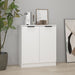 Skjenk hvit 60x30x70 cm konstruert tre