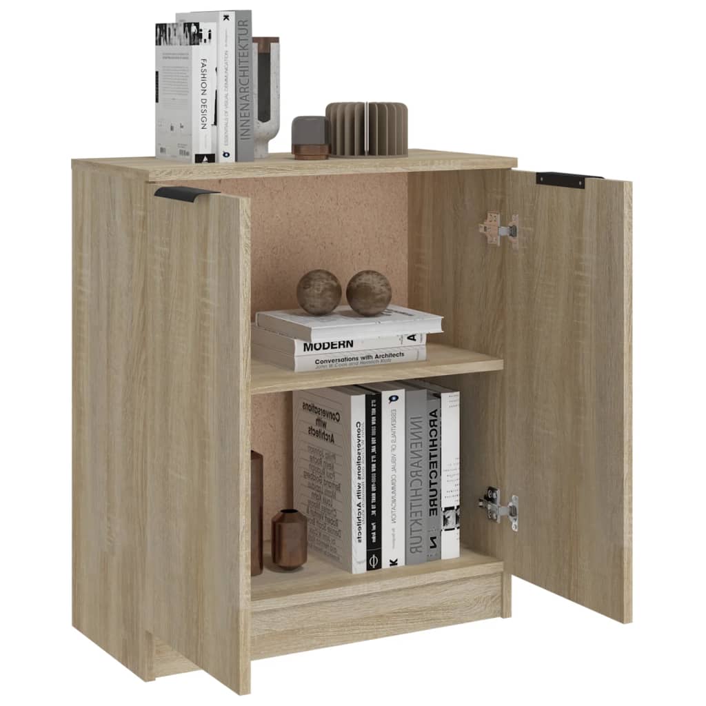 Skjenk sonoma eik 60x30x70 cm konstruert tre vidaXL