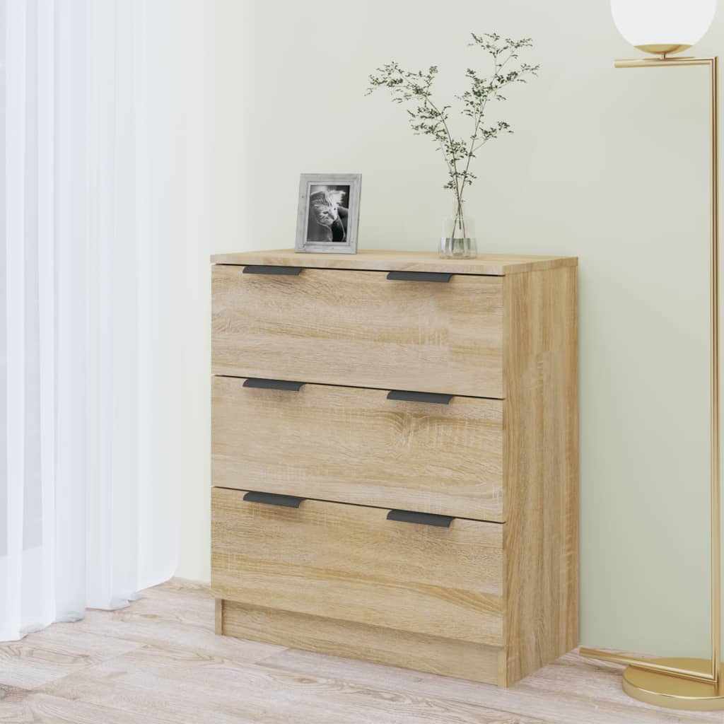 Skjenk sonoma eik 60x30x70 cm konstruert tre