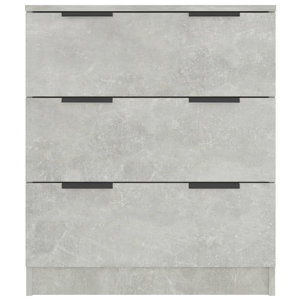 Skjenk betonggrå 60x30x70 cm konstruert tre