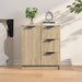 Skjenk sonoma eik 60x30x70 cm konstruert tre