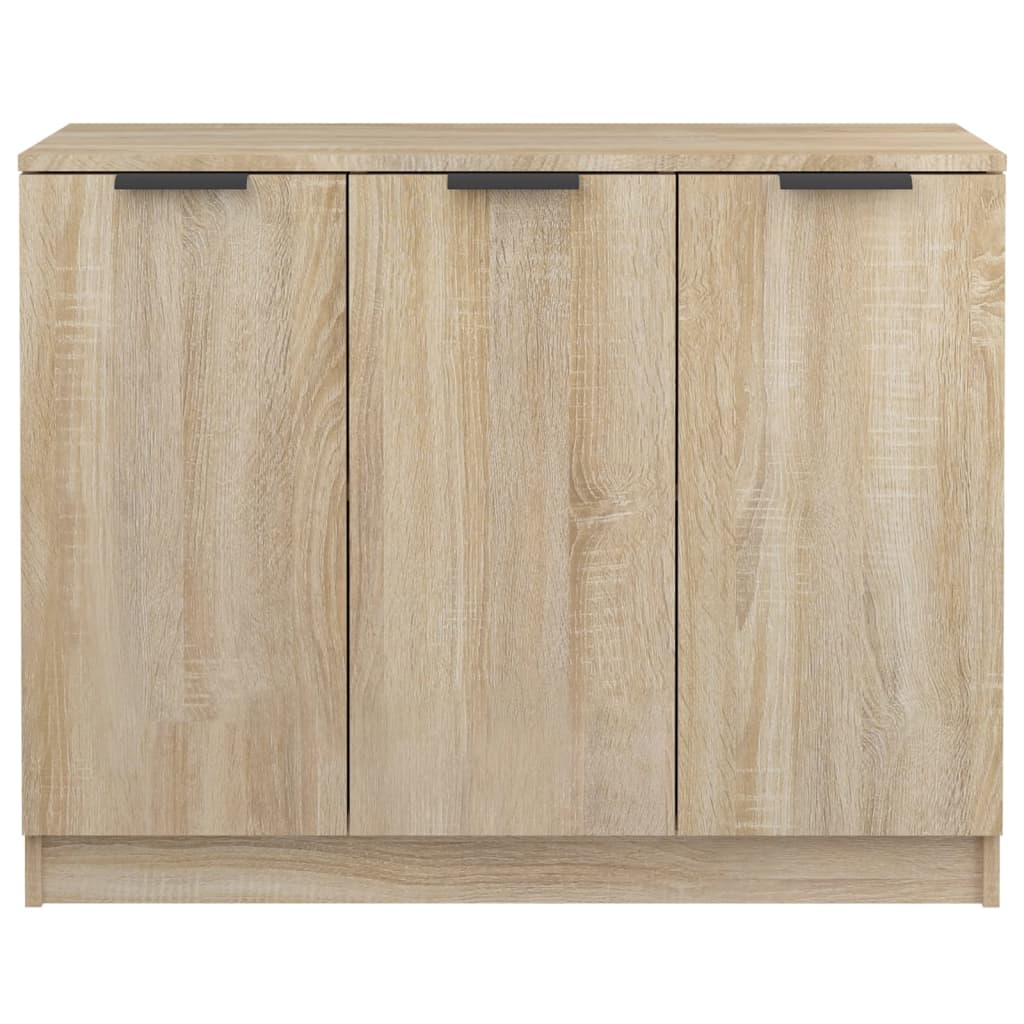Skjenk sonoma eik 90,5x30x70 cm konstruert tre