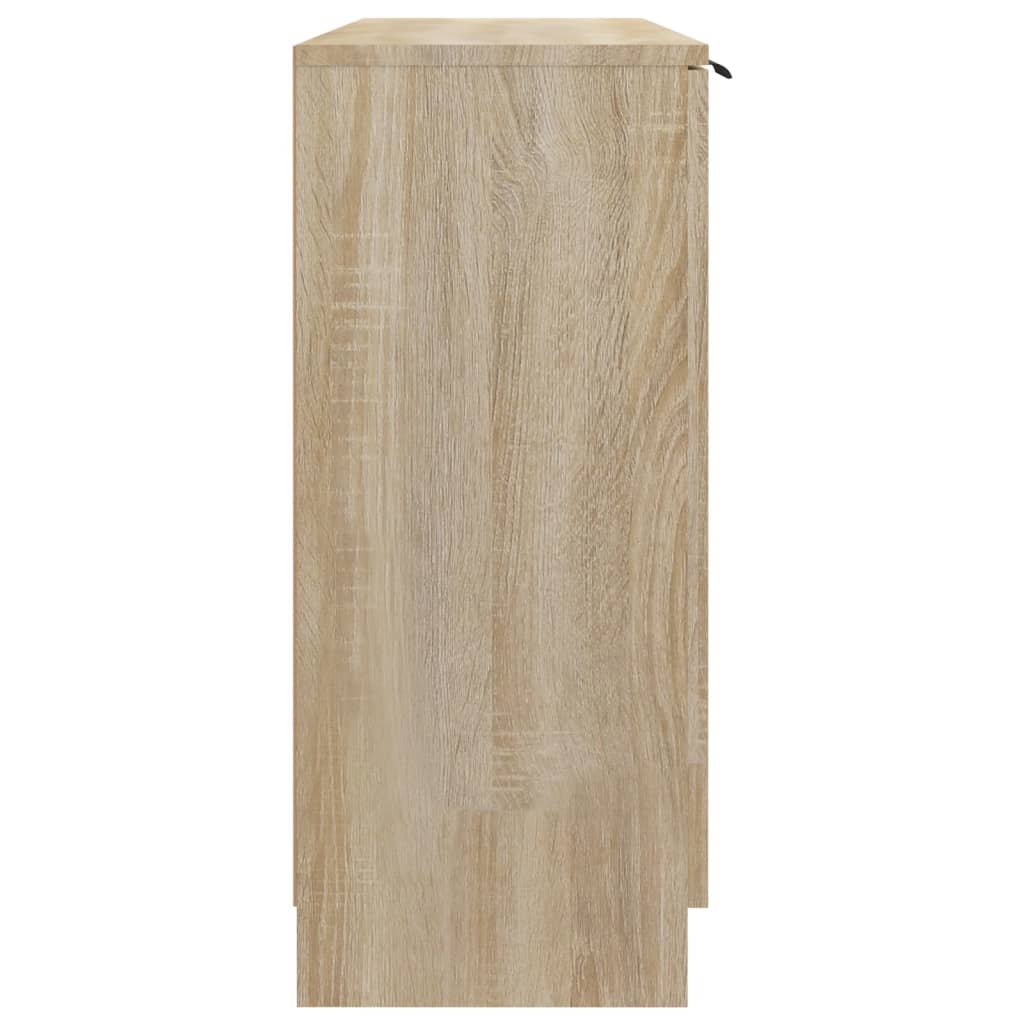 Skjenk sonoma eik 90,5x30x70 cm konstruert tre