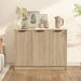Skjenk sonoma eik 90,5x30x70 cm konstruert tre
