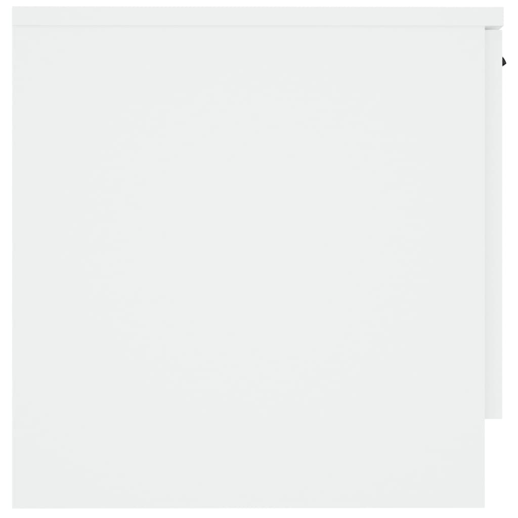 Nattbord 2 stk hvit 40x39x40 cm