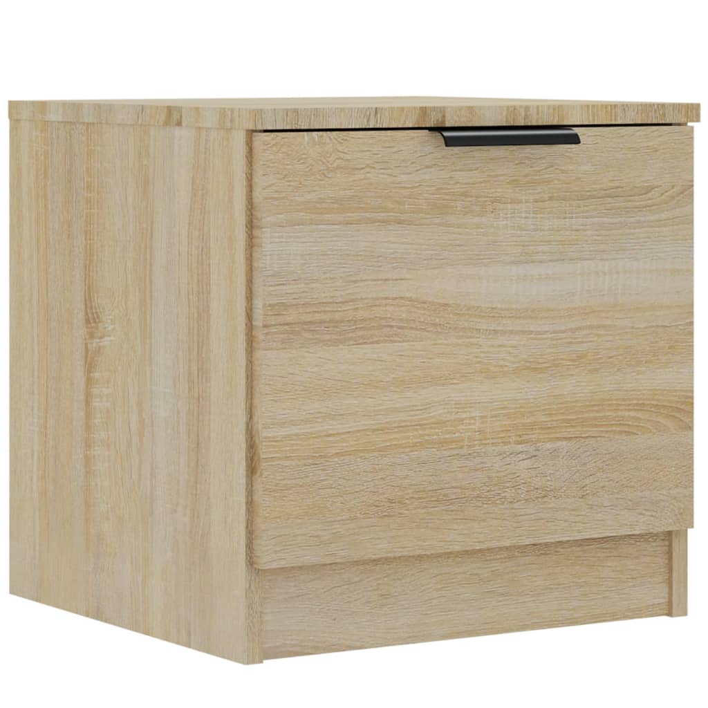 Nattbord 2 stk sonoma eik 40x39x40 cm