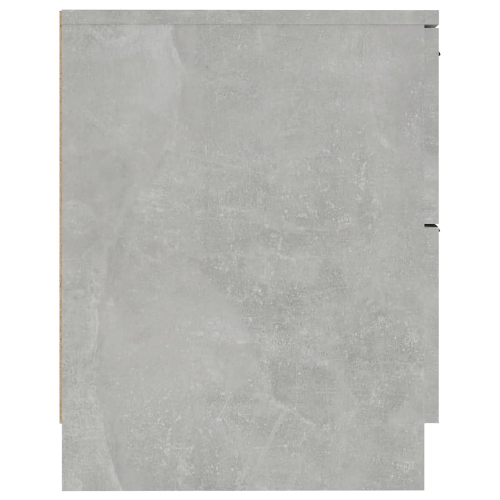 Nattbord 2 stk betonggrå konstruert tre