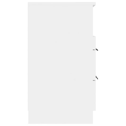 Nattbord hvit konstruert tre