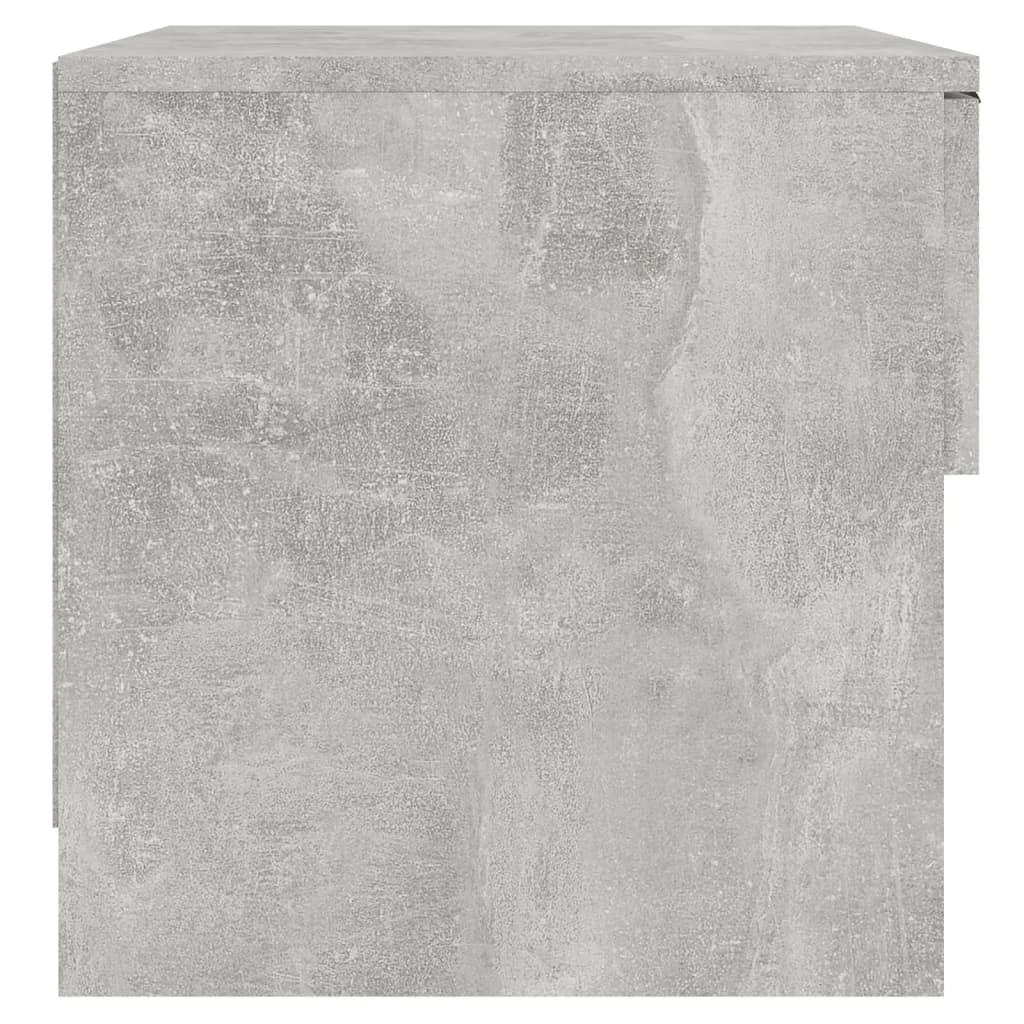 Nattbord 2 stk betonggrå konstruert tre