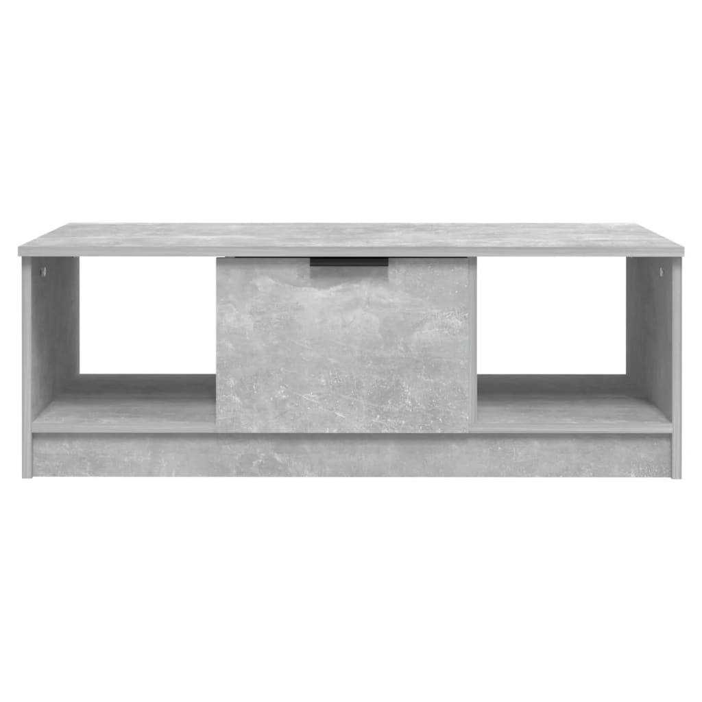 Salongbord betonggrå 102x50x36 cm konstruert tre