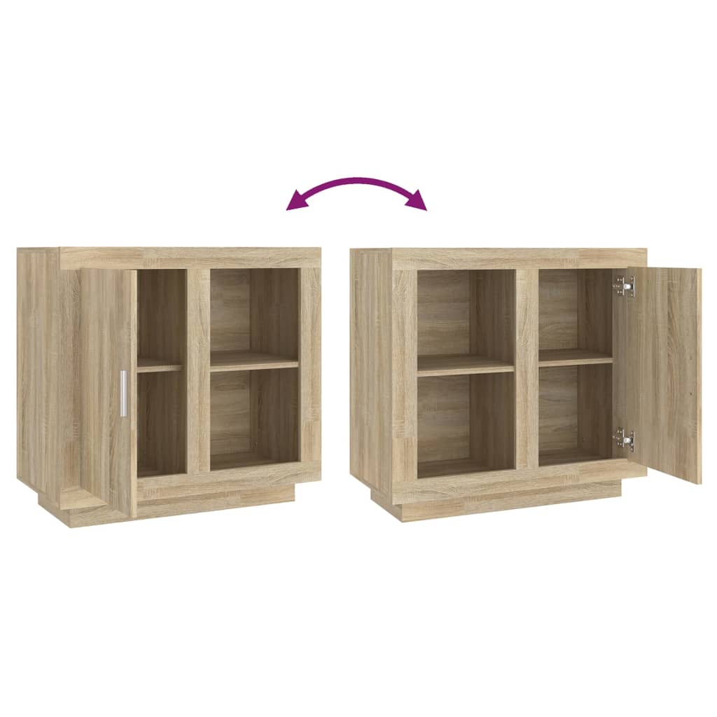 Skjenk sonoma eik 80x40x75 cm