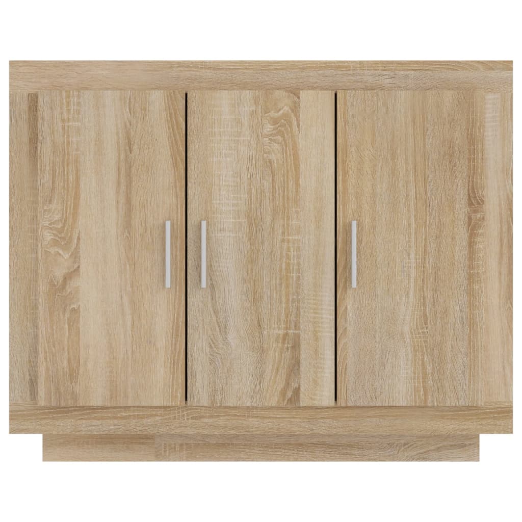 Skjenk sonoma eik 92x35x75 cm konstruert tre