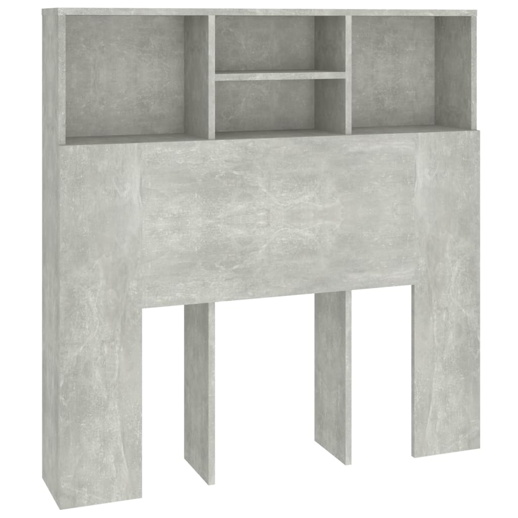 Sengegavlskap betonggrå 100x19x103,5 cm