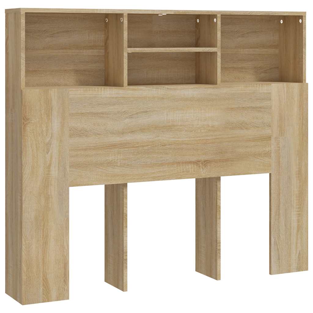 Sengegavlskap sonoma eik 120x19x103,5 cm