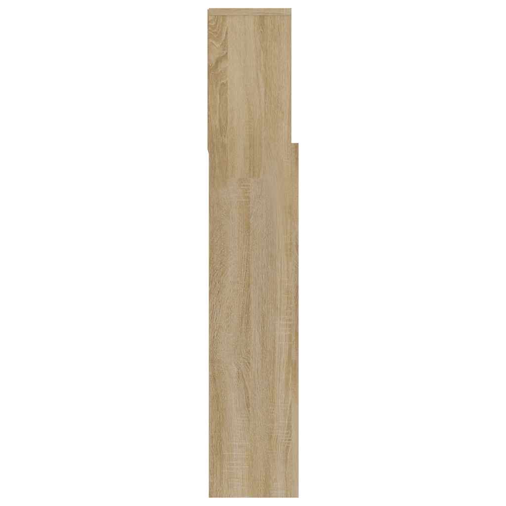 Sengegavlskap sonoma eik 120x19x103,5 cm