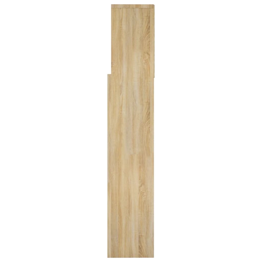Sengegavlskap sonoma eik 160x19x103,5 cm