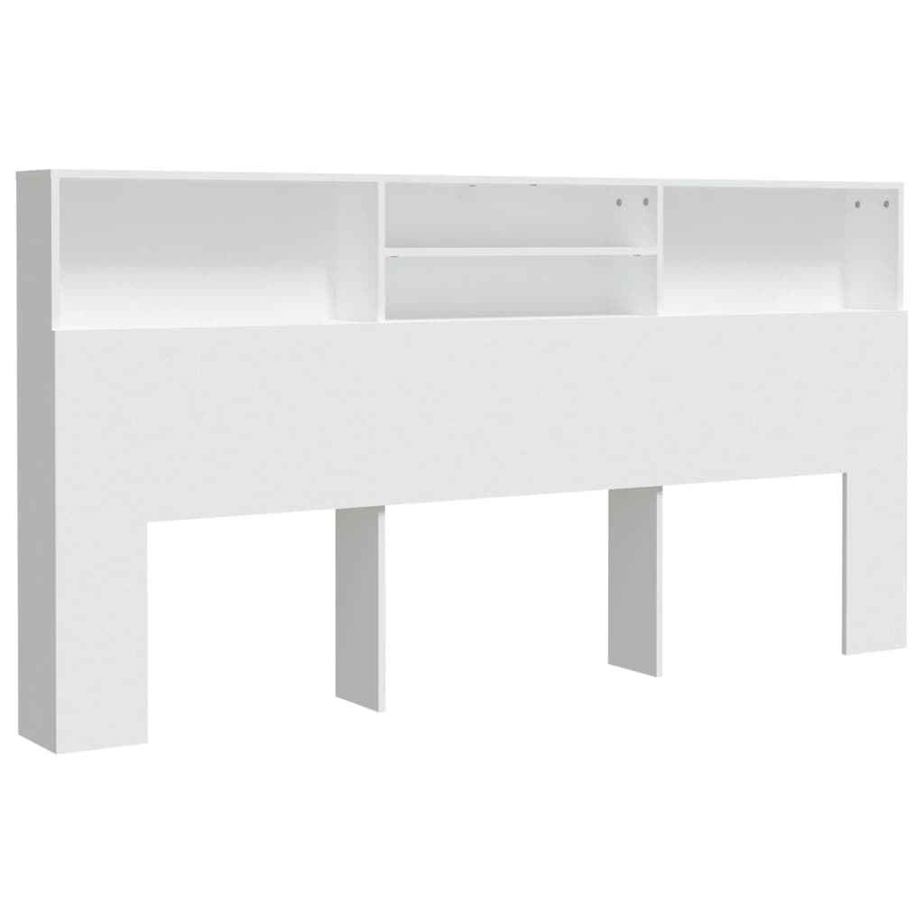 Sengegavlskap hvit 200x19x103,5 cm