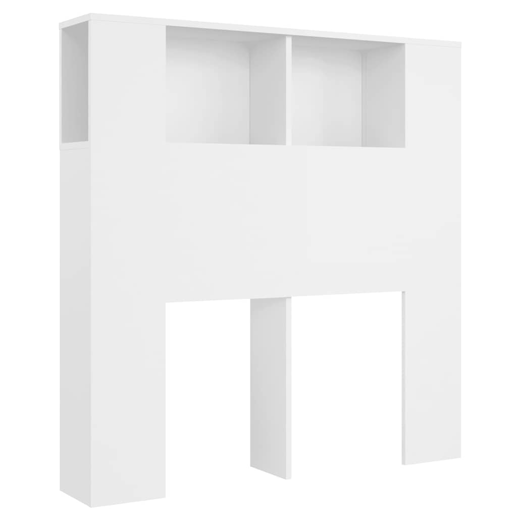 Sengegavlskap hvit 100x18,5x102,5 cm