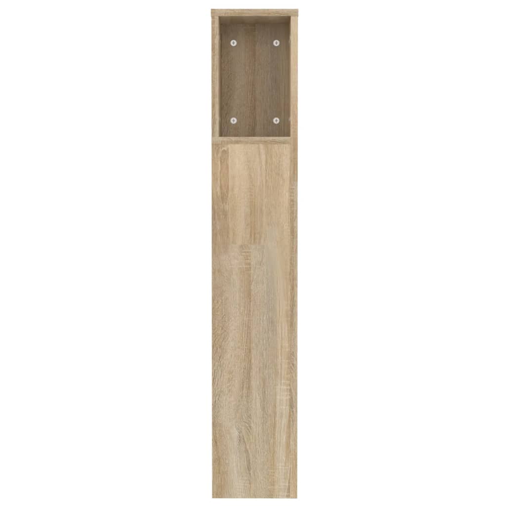 Sengegavlskap sonoma eik 120x18,5x102,5 cm