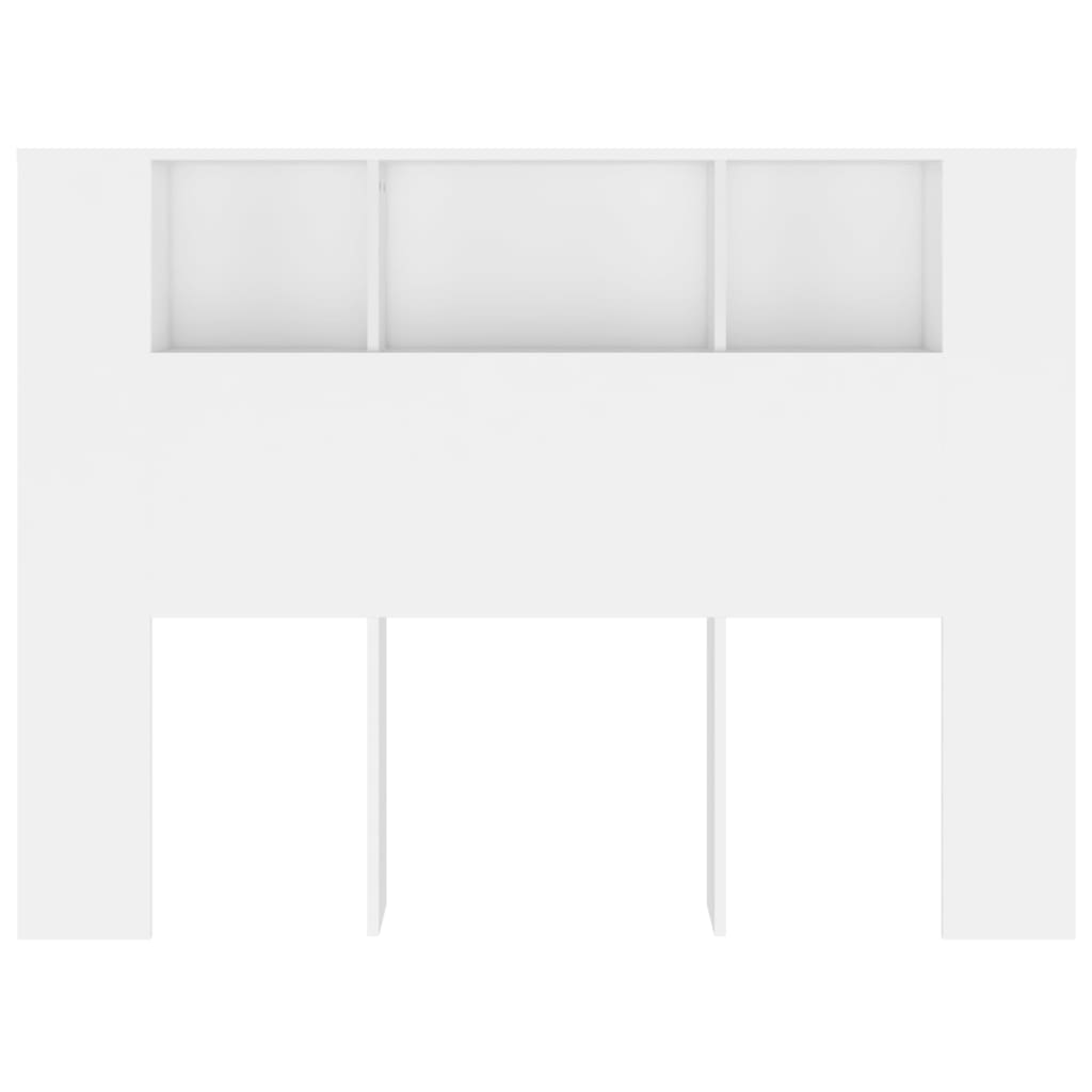 Sengegavlskap hvit 140x18,5x104,5 cm