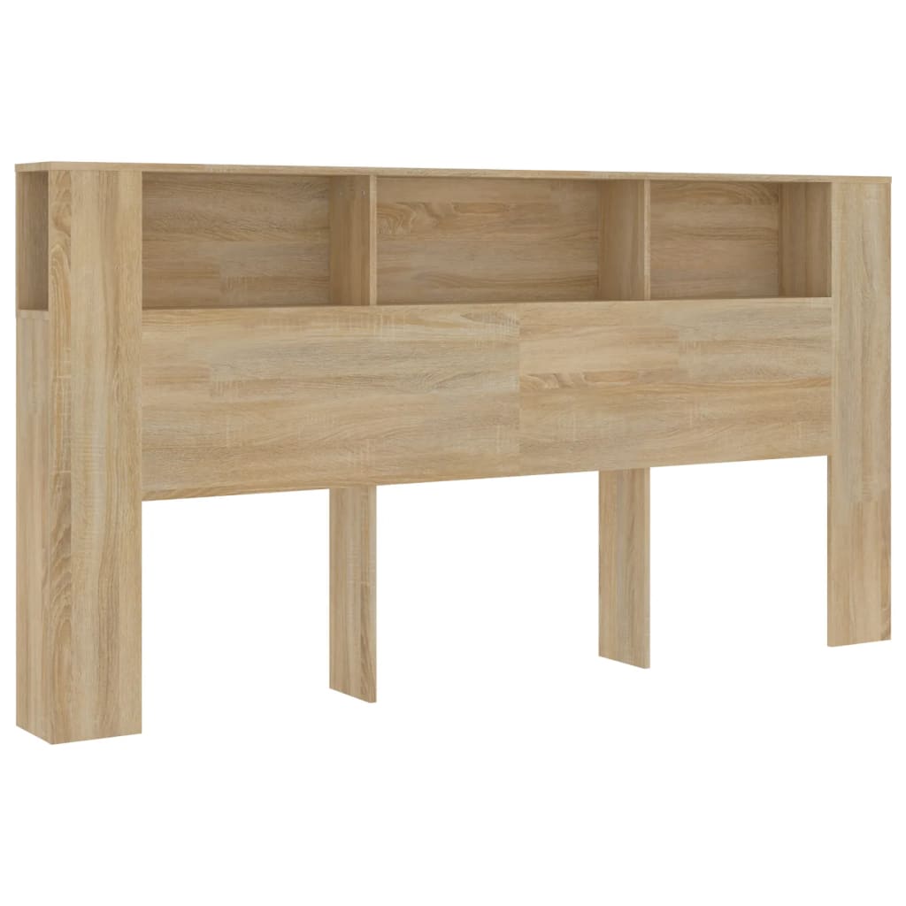 Sengegavlskap sonoma eik 200x18,5x104,5 cm