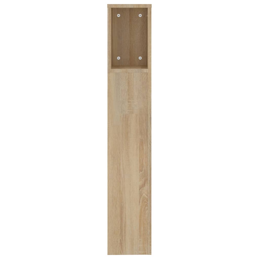 Sengegavlskap sonoma eik 200x18,5x104,5 cm