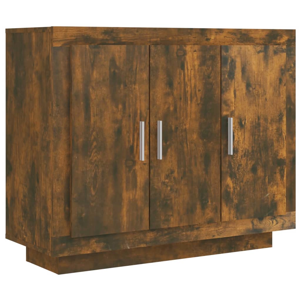 Skjenk røkt eik 92x35x75 cm konstruert tre