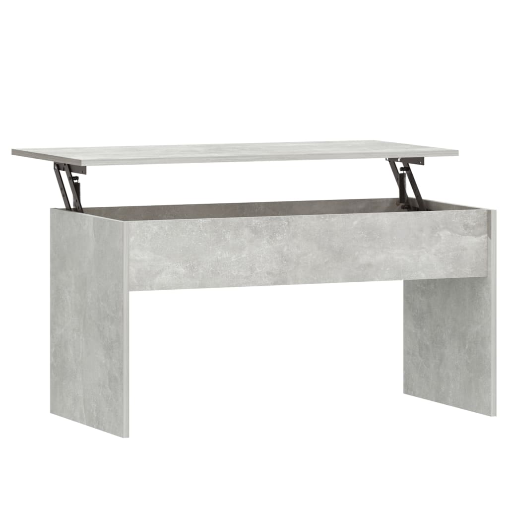 Salongbord betonggrå 102x50,5x52,5 cm konstruert tre
