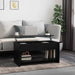Salongbord svart 102x50x52,5 cm konstruert tre