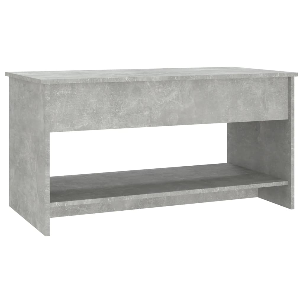 Salongbord betonggrå 102x50x52,5 cm konstruert tre