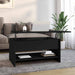 Salongbord svart 80x50x40 cm konstruert tre