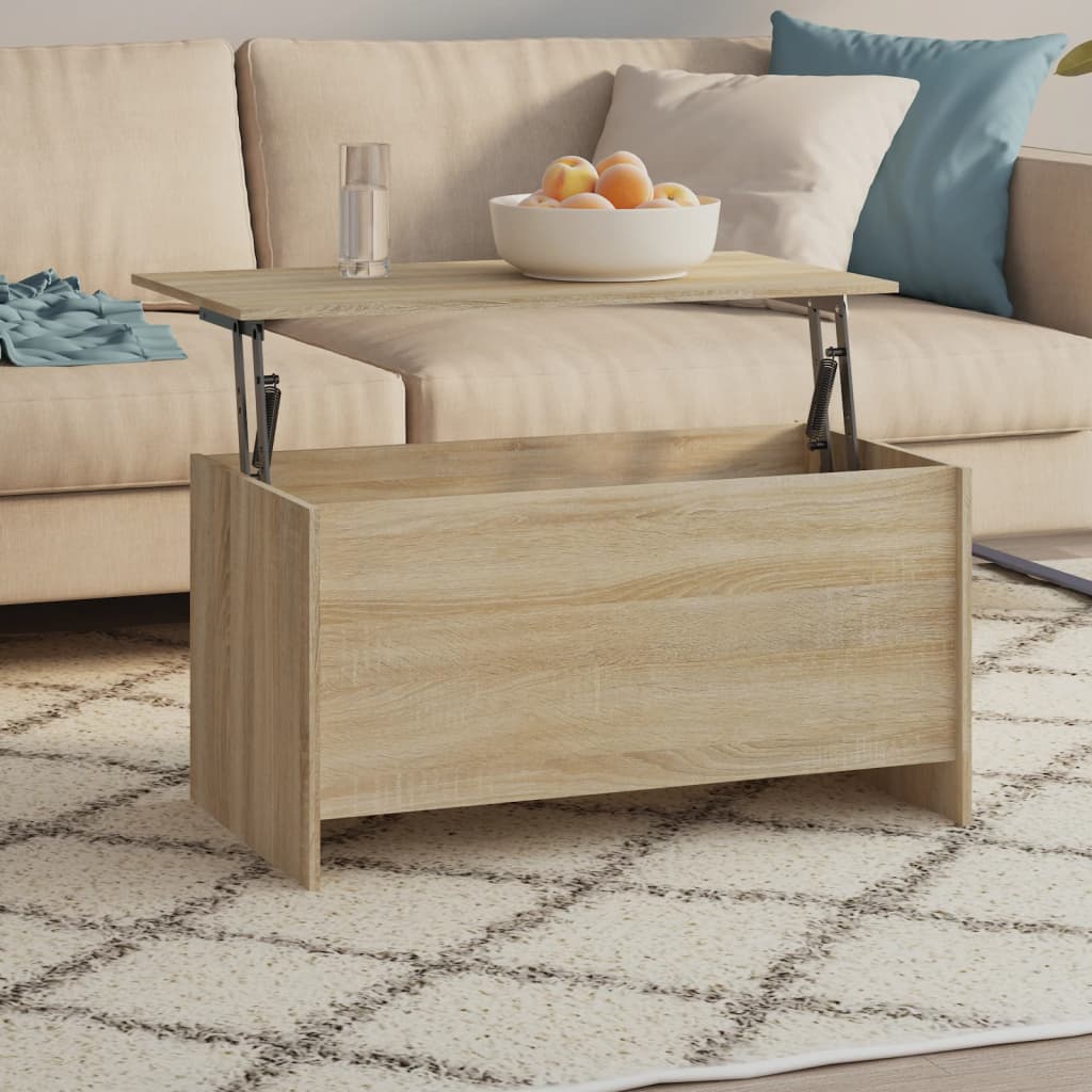 Salongbord sonoma eik 102x55,5x52,5 cm konstruert tre