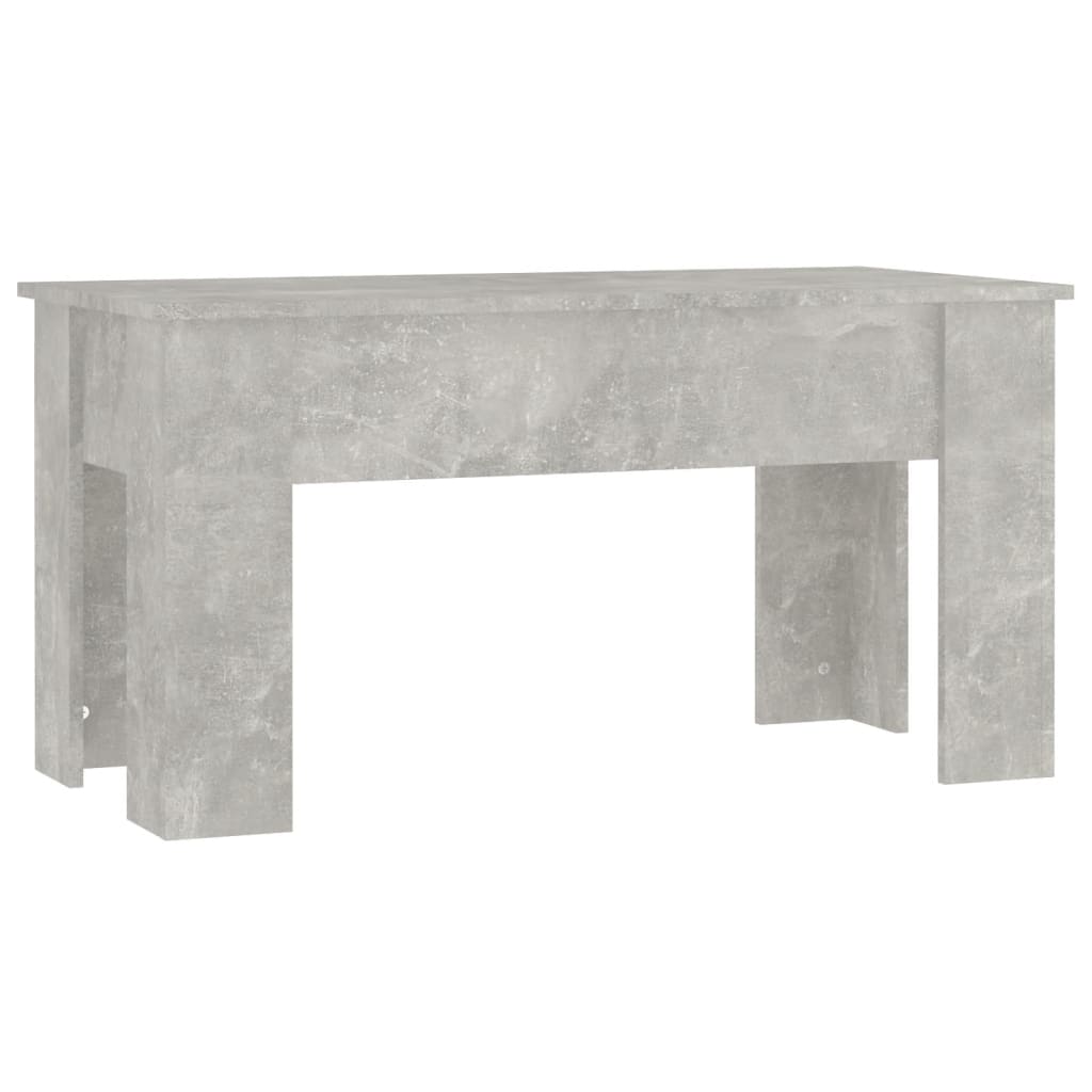 Salongbord betonggrå 101x49x52 cm konstruert tre