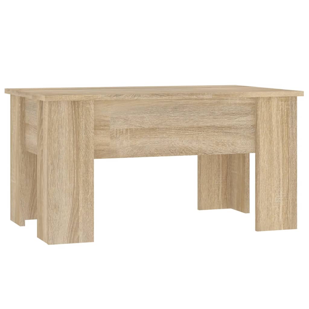 Salongbord sonoma eik 79x49x41 cm konstruert tre