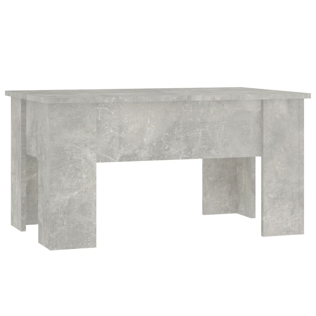 Salongbord betonggrå 79x49x41 cm konstruert tre